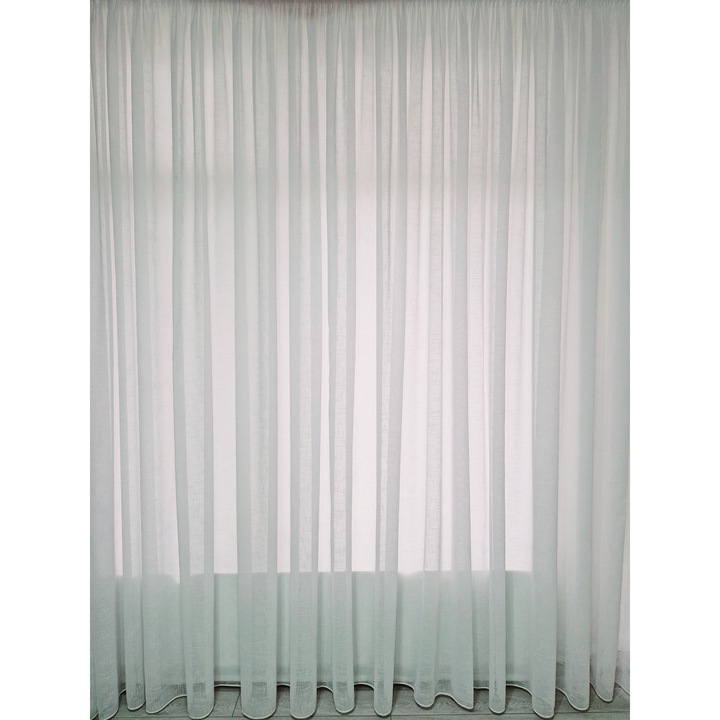 Perdea in alb 200 x 270