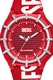 Diesel, Кварцов часовник с каишка с лого, Червен