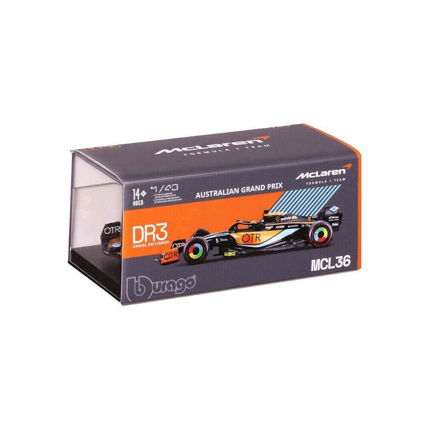 AFX 22103 Mega-G+ McLaren F1 MCL38 Lando Norris #4 Formula One HO Slot Car