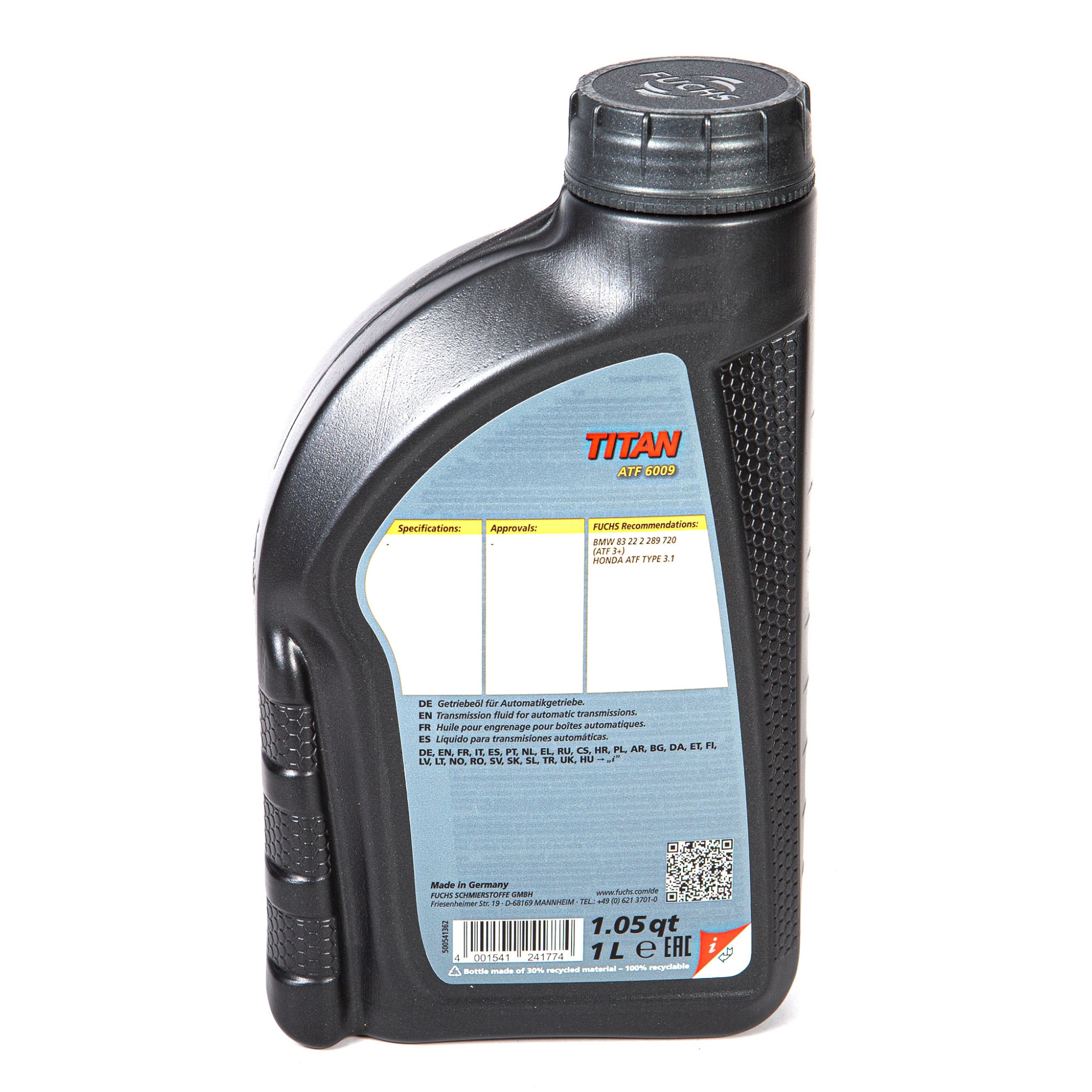 Трансмисионно масло, Fuchs Titan ATF 6009, 1л - eMAG.bg