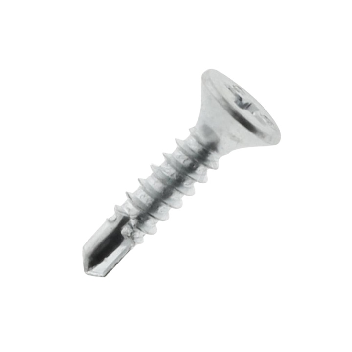 Set 250 x Surub Autoforant Cap Inecat Forma P Otel Zincat-4.2x50