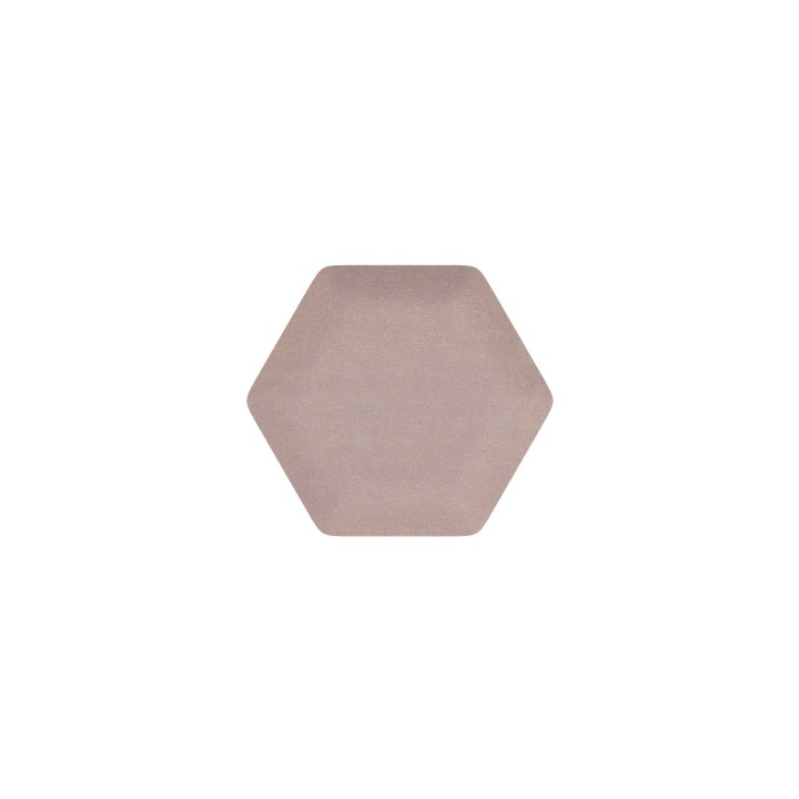 Set 4 panouri decorative Decotouch, model hexagonal, lavanda, 15x15 cm