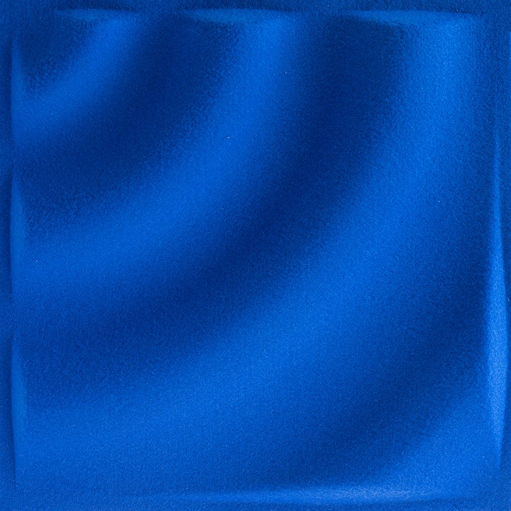 Set 4 panouri decorative 3D Felt din pasla, model Wave, albastru deschis, 40x40 cm