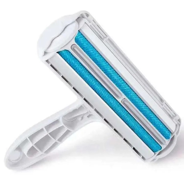 Ролка за почистване на косми от домашни любимци Бяла/Синя