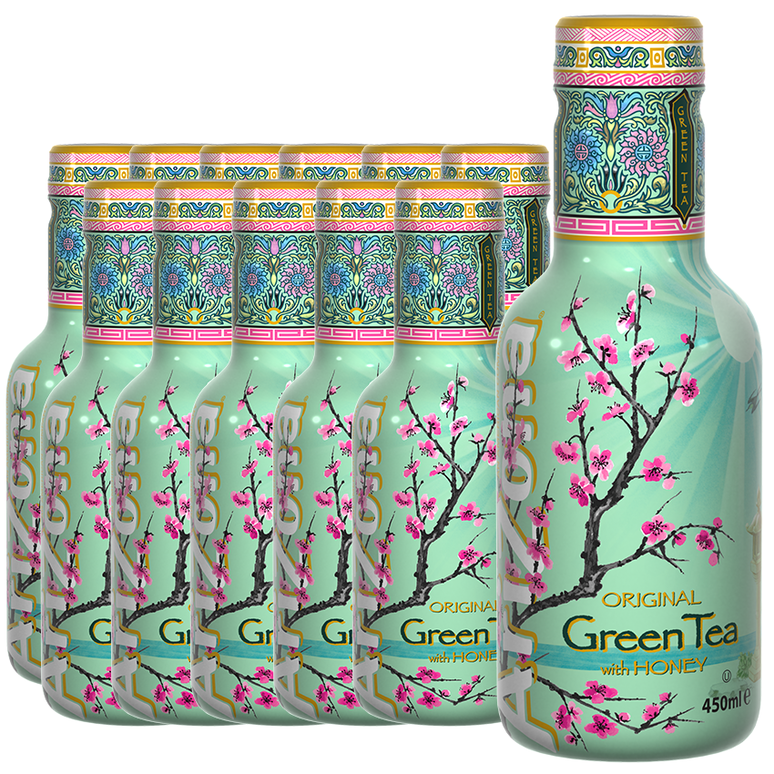 Ceai Arizona Green Honey, 0%, 12 x 0.45l - eMAG.ro