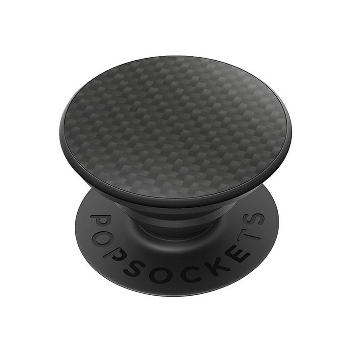 Popsockets 2 Original, Suport Cu Functii Multiple, Carbon Fiber - 8138930
