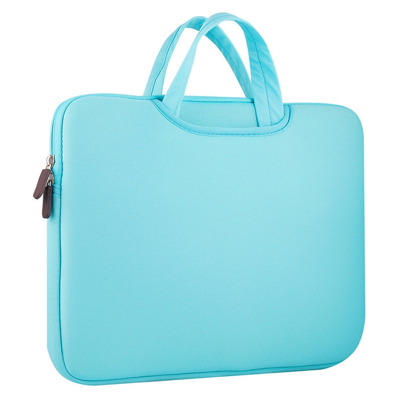 Geanta Laptop Universala 15.6" Hurtel, Manere tip Servieta, Protectie Ridicata, Design Elegant, Rezistenta la stropire, Albastru