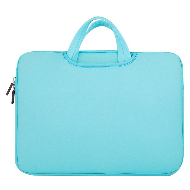 Geanta Laptop Universala 15.6" Hurtel, Manere tip Servieta, Protectie Ridicata, Design Elegant, Rezistenta la stropire, Albastru