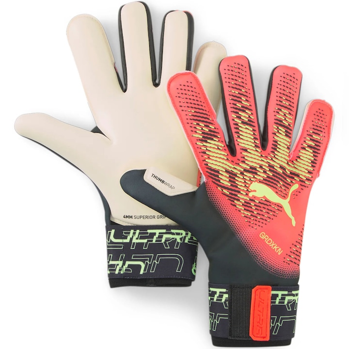 Вратарски ръкавици Puma ULTRA Grip 1 Hybrid, Червен, Размер 9
