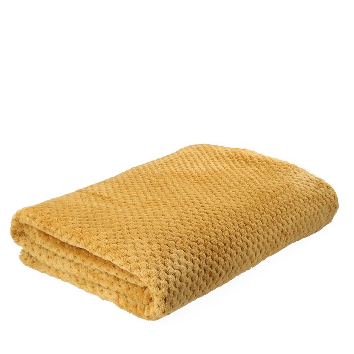 Noé takaró, Homla, poliészter, 150 x 200 cm, mustársárga
