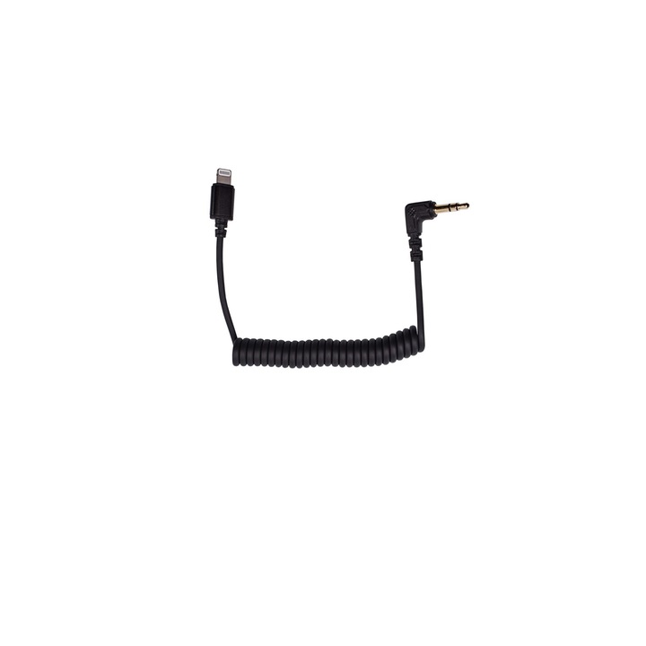 Cablu audio CKMOVA, 3.5 mm TRS - Lightning, Negru