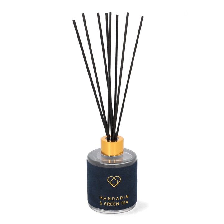 Szobafrissítő pálcikákkal, Homla, ETERNAL Mandarin & Green Tea, 100 ml