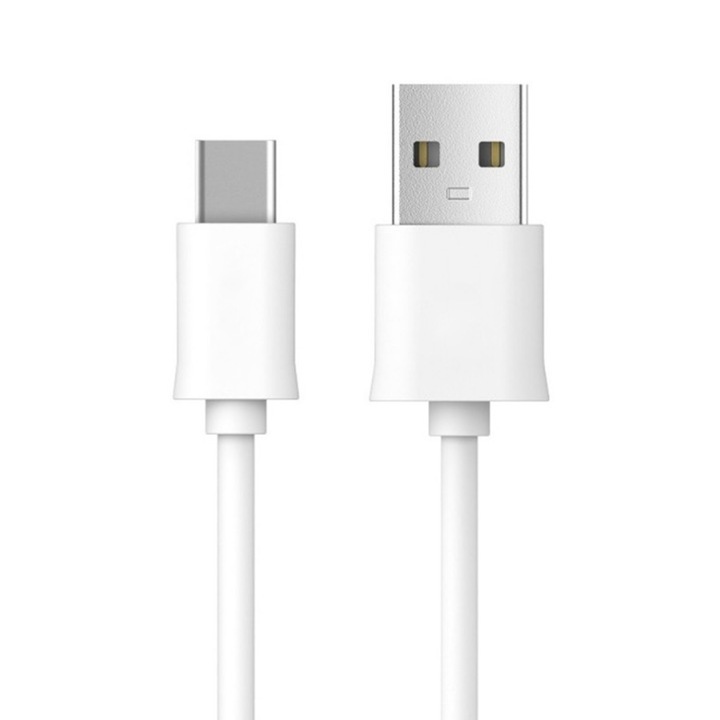 Кабел за данни / зареждане, FONIX EnergyThread, USB-A към USB-C, 2A, 2m, Бял