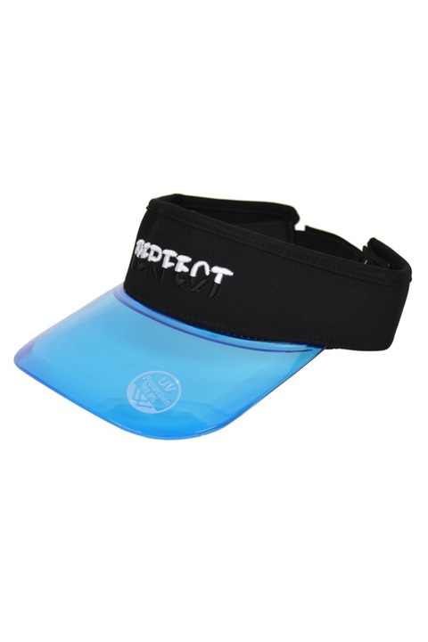 Sapca Dama, Agrafka, Poliester, Albestru/Negru One size