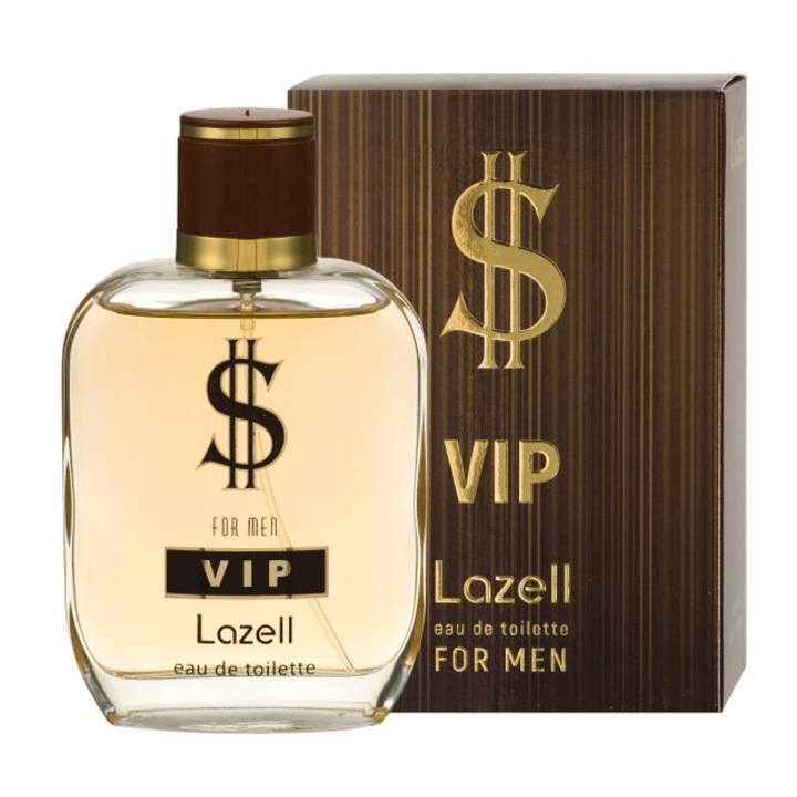 Apa de toaleta Vip For Men, Lazell, 100 ml