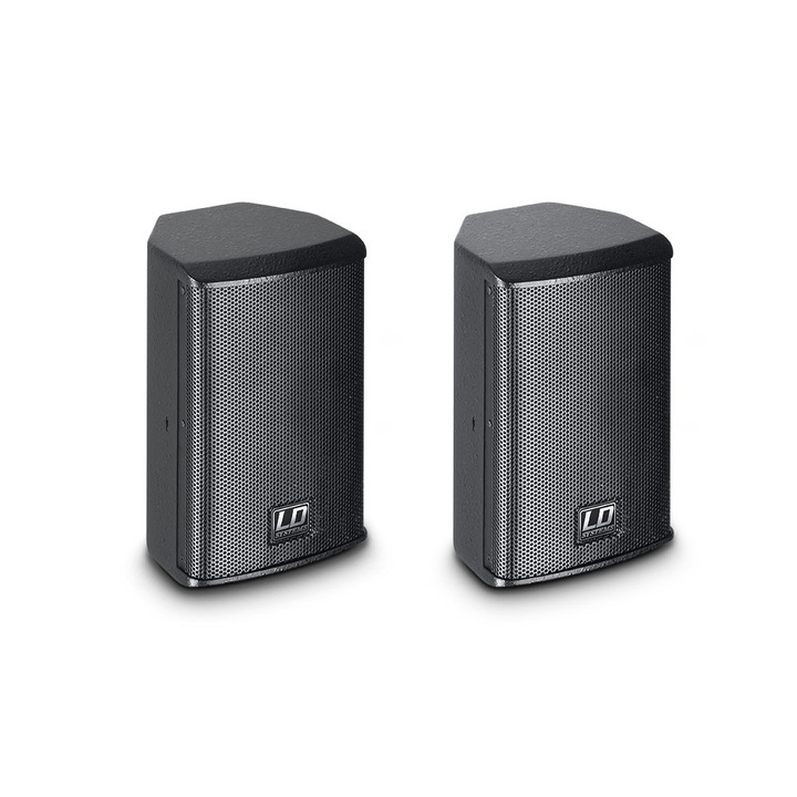 Пасивни тонколони съраунд комплект LD Systems LDSAT42G2, Двулентови, 4'', 60W RMS, 2 броя, Черни