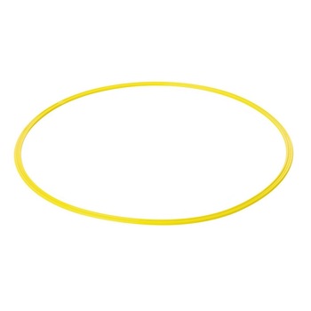 Cerc coordonare, sectiune plata, PVC, diametrul 50 cm, pentru antrenament fotbal, gimnastica, recuperare, Galben Cerc coordonare, sectiune plata, PVC, diametrul 50 cm, pentru antrenament fotbal, gimnastica, recuperare, Galben