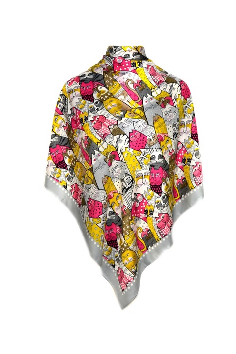 Esarfa, Agrafka, 7688-uniw, Poliester, Multicolor