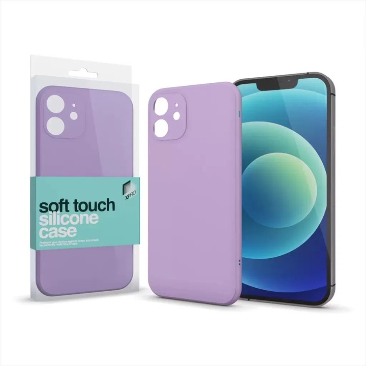 Xpro Soft Touch Silicone Case Slim Huawei P20 Lite (2019) készülékhez, lila (122191) (XP122191)