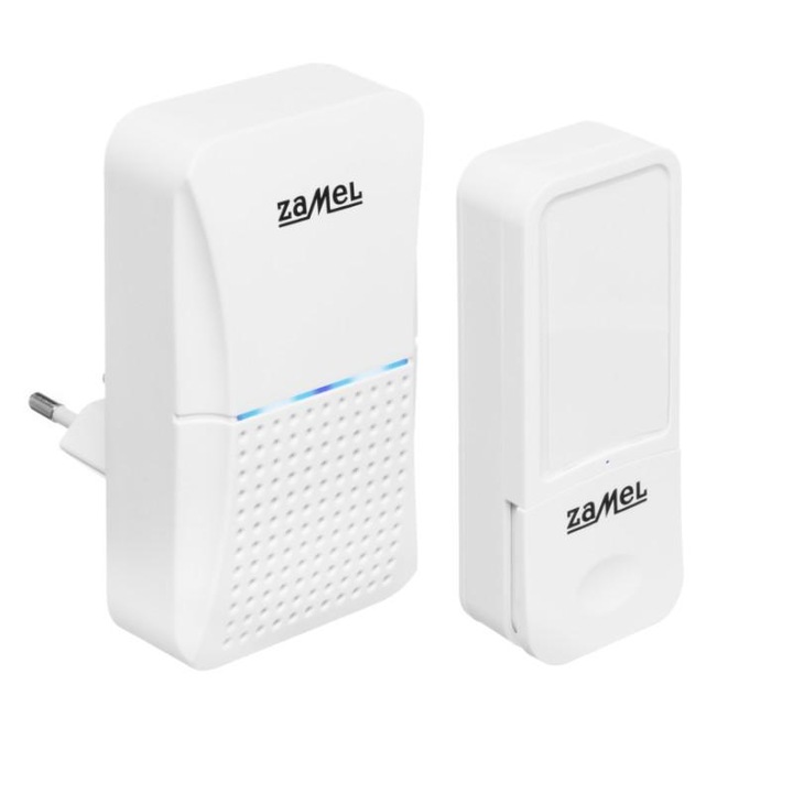 Sonerie wireless Zamel SAMBA II ST-955, Alb