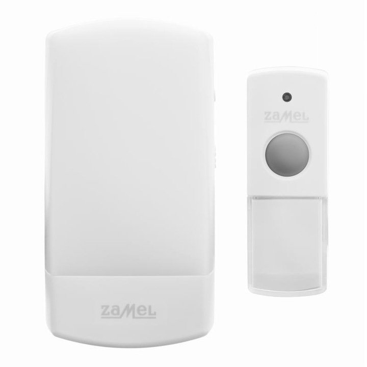Безжичен звънец ST-330 Zamel, Функция нощно осветление, Бял