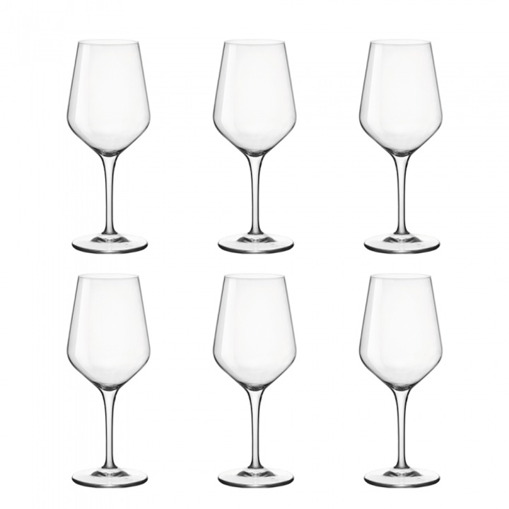 Set 6 pahare pentru vin BORMIOLI ROCCO ELECTRA 350ml