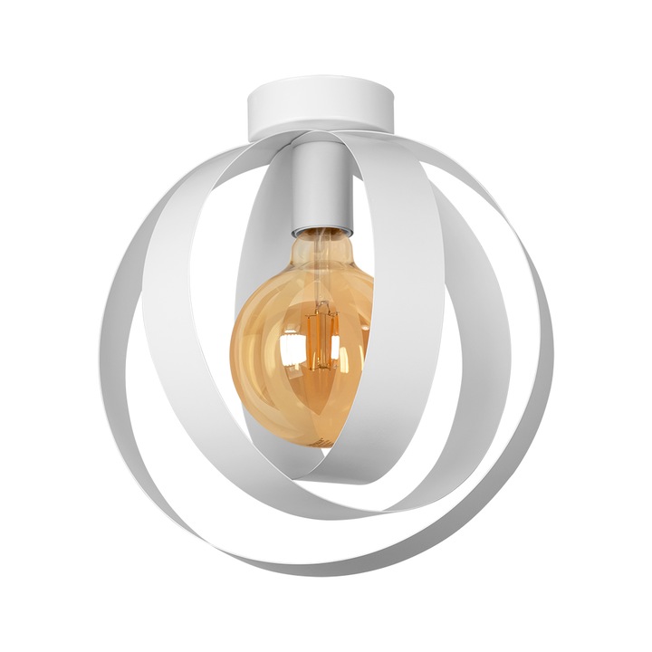 Плафон Lightstyle Мартис L, 1xЕ27, Бял