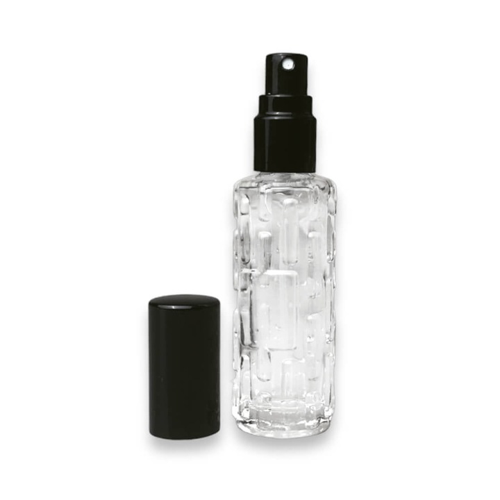 Комплект 10 спрей бутилки Createur, С черна капачка, 10 ml