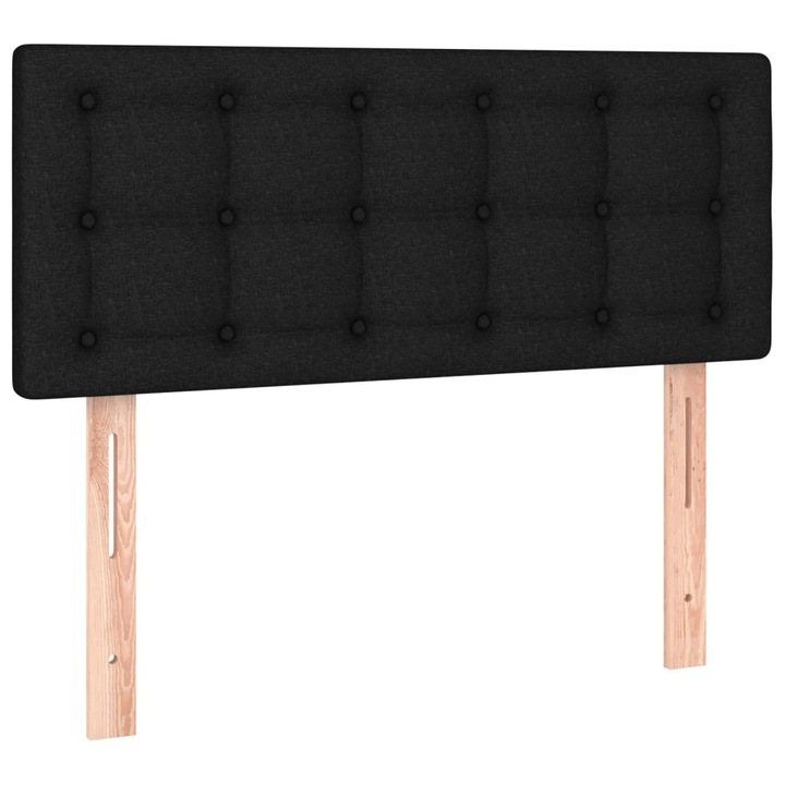 Tablie de pat vidaXL, negru, 100x5x78/88 cm, textil, 5.3 kg 346438