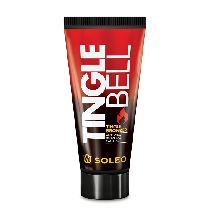 Крем за тен в солариум Soleo Tingle Bell, С бронзанти, С тингъл ефект