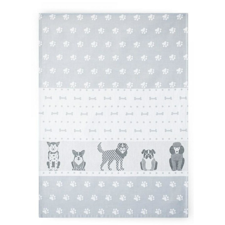 Кухненска кърпа, Zwoltex, Памук, 50x70 см, Сива