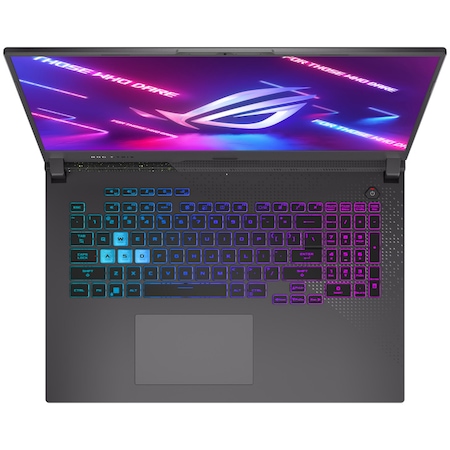Лаптоп Gaming ASUS ROG Strix G17 G713PU, AMD Ryzen™ 9 7945HX, 17,3", Full HD, IPS, 144Hz, 16GB, 512GB SSD, NVIDIA® GeForce RTX™ 4050 6GB GDDR6, No ОС, Eclipse Grey