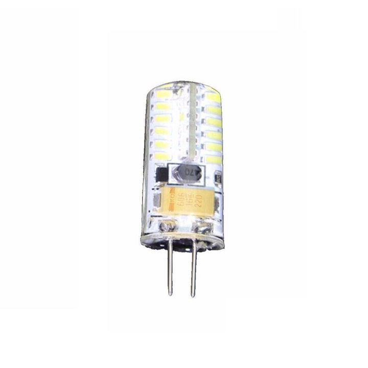 Bec LED auto, G4, 1.5W, 6500K, Alb