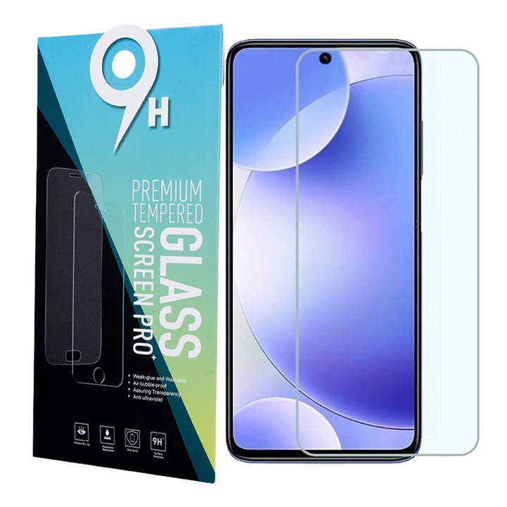 Motorola Moto E30 / E40 kompatibilis üvegfólia, előlapi, edzett, 9H, 0.3mm