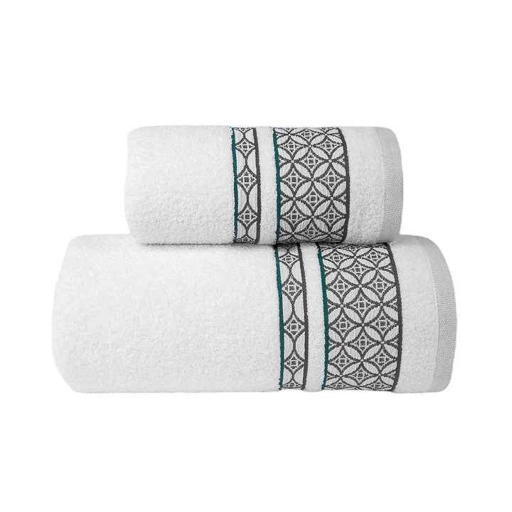 Хавлия за баня, Zwoltex, Памук, 70x140 см, Бяла