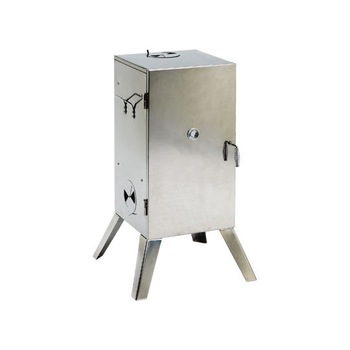 Afumatoare carbuni Landmann, inox, termometru pe usa, 36x31 cm Afumatoare carbuni Landmann, inox, termometru pe usa, 36x31 cm