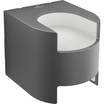 Aplica de exterior Philips myGarden Grass, E27, 2x4.5W, LED inclus, Argintiu Aplica de exterior Philips myGarden Grass, E27, 2x4.5W, LED inclus, Argintiu