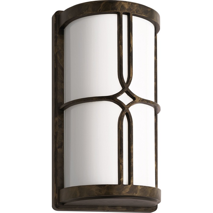 Aplica de exterior Philips myGarden Nectar, E27, 1x20W, bec economic inclus, Negru patinat