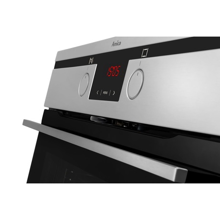 Cuptor incorporabil Hansa Integra BOEI69425, Electric, 65 l,Autocuratare catalitica, Grill, Display, Clasa A, Inox