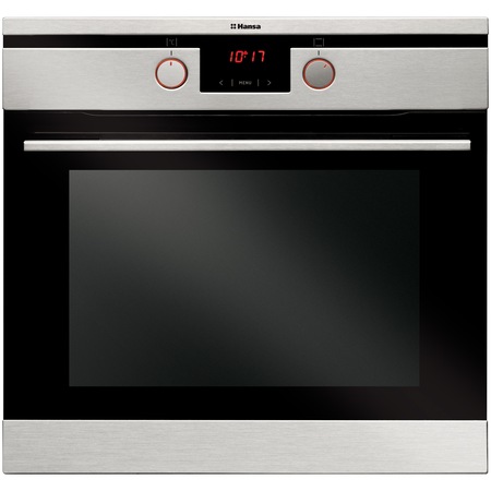 Cuptor incorporabil Hansa Integra BOEI60475, Electric, 65 l, Autocuratare catalitica, Grill, Rotisor, Display, Clasa A, Inox