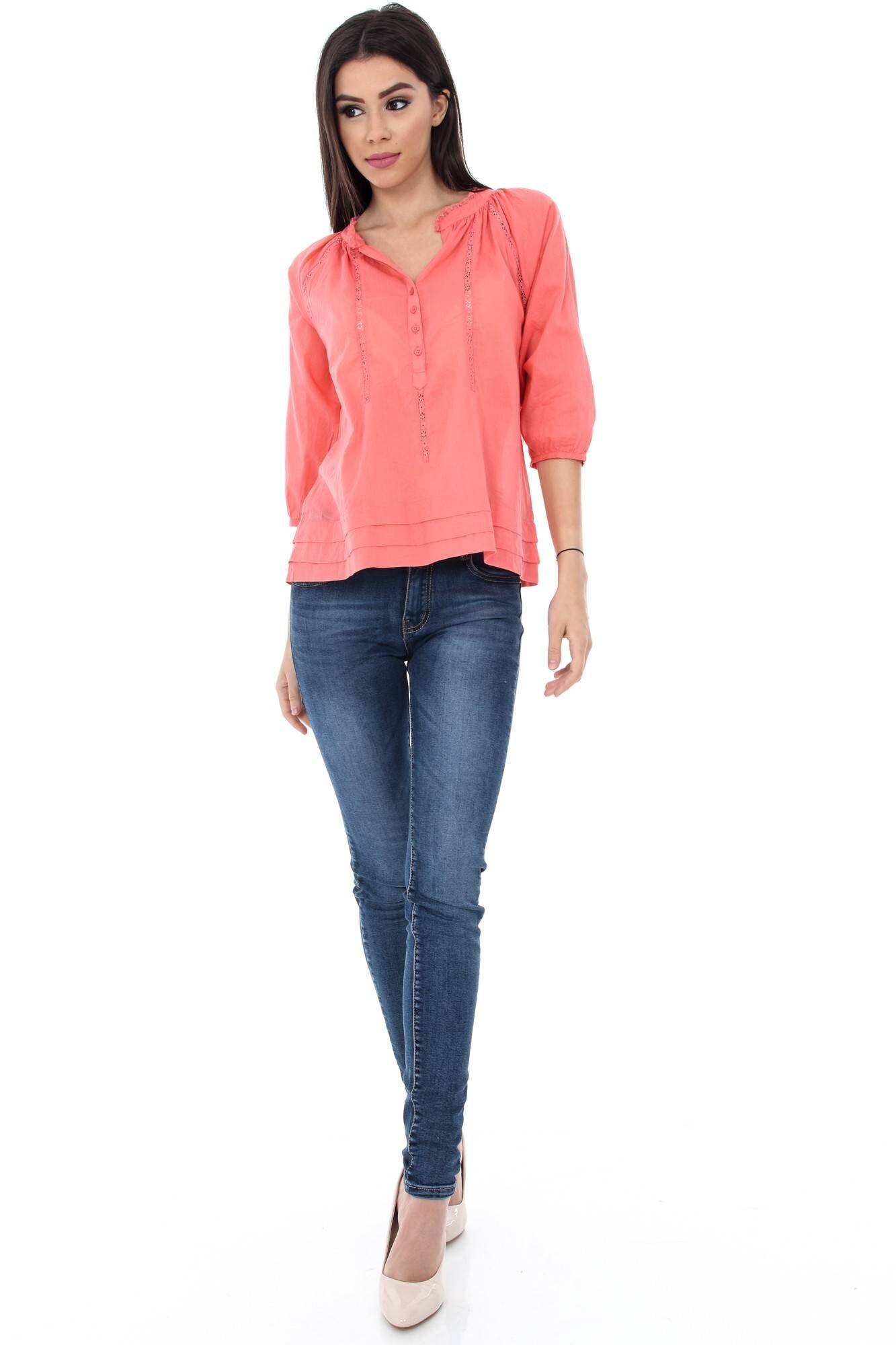 Bluza coral, ROH, casual , L