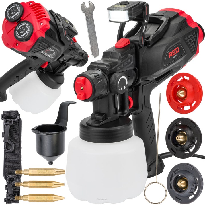 Festőpisztoly, 650 W, Red Technic RTPDM0020