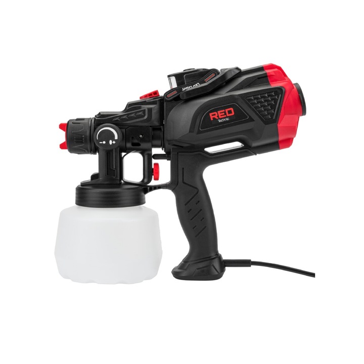 Pistol aparat masina vopsit stropit electric 650W cu vas rezervor 1200ml priza 230V (RTPDM0020)