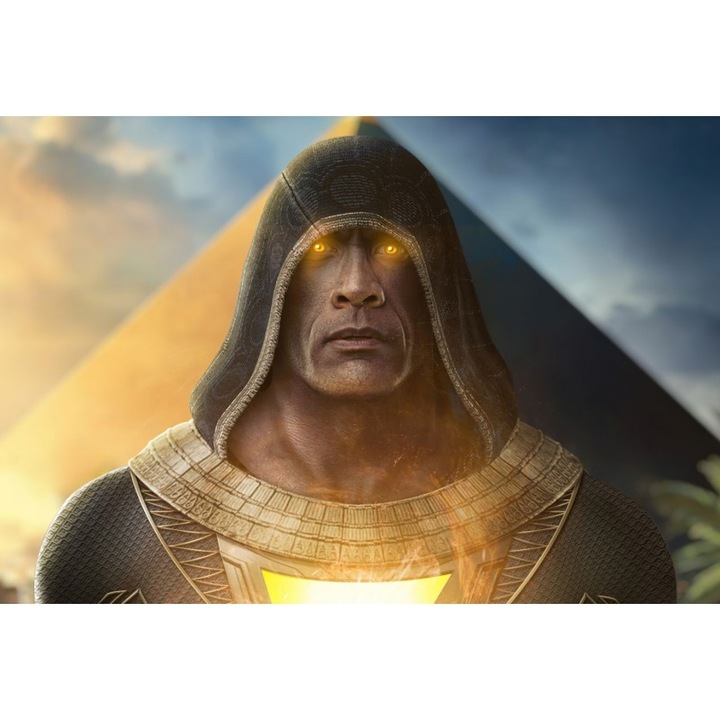 Poster Black Adam Rock Hoodie Art, 61x90cm, poster2810, Multicolor