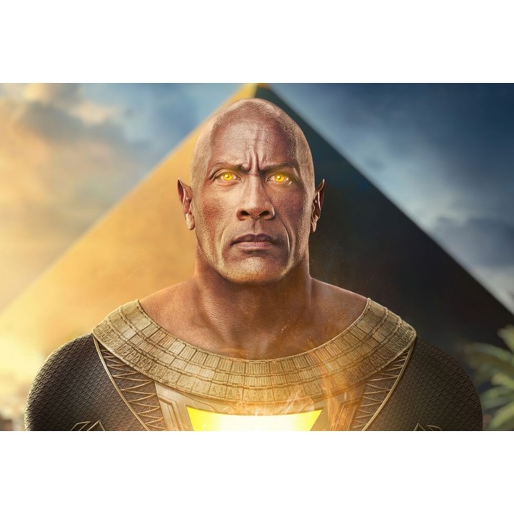 Poster Black Adam Rock Artwork, 61x90cm, poster2809, Multicolor