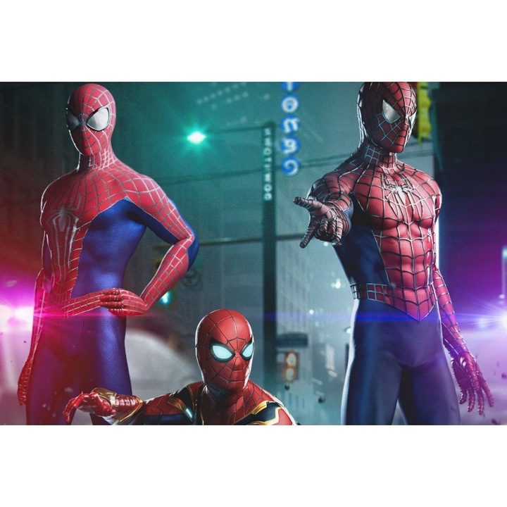 Poster The Spidermans, 61x90cm, poster2782, Multicolor