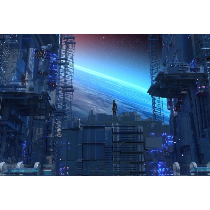 Плакат Edge Of-the World Scifi Cyberpunk, 61x90cm, poster2460, многоцветен