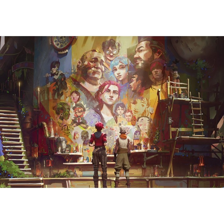 Poster Arcane VI Jinx League Of Legends, 61x90cm, poster2352, Multicolor