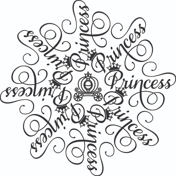 Sticker decorativ, Mandala, Negru, 60 cm, 4978ST