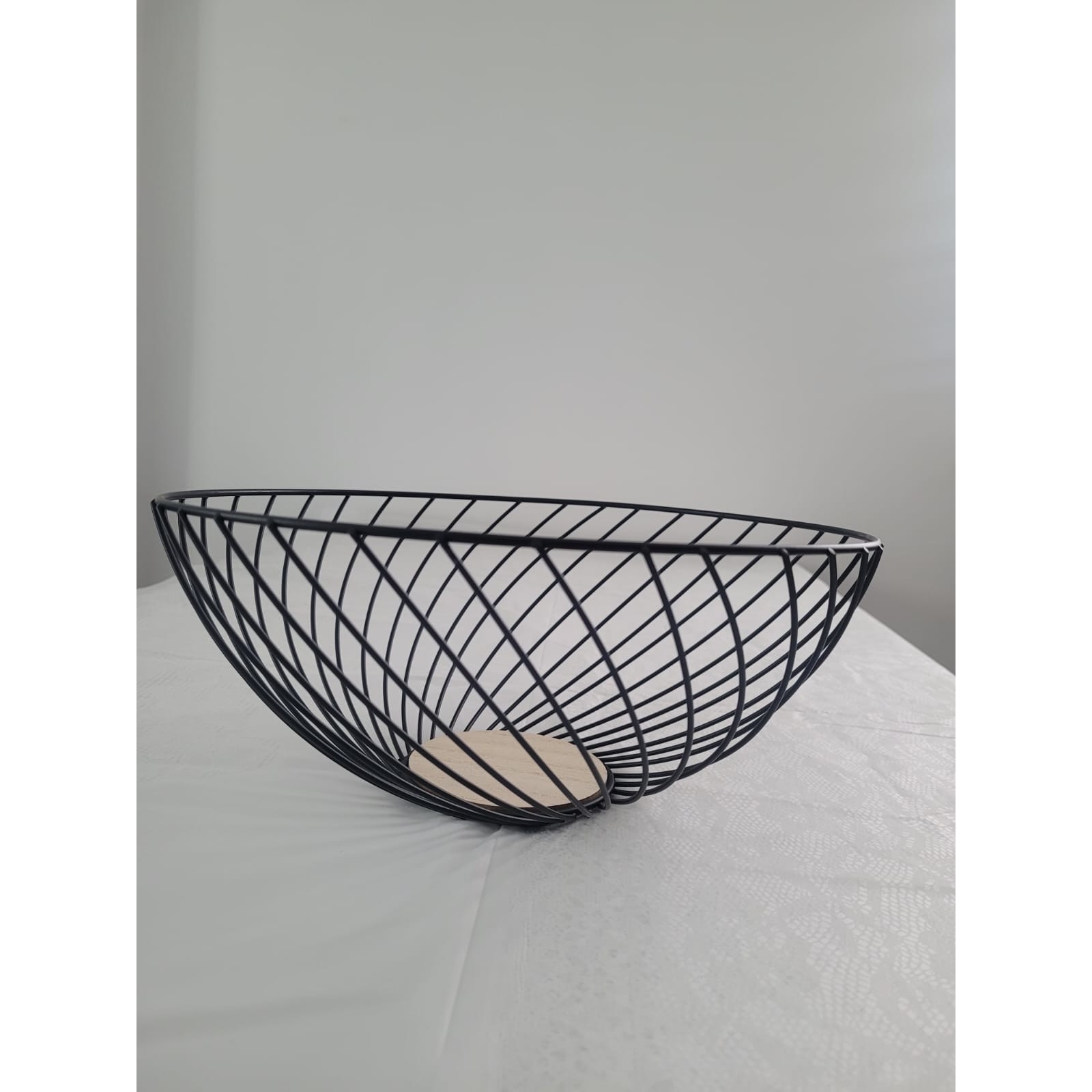 Cos pentru fructe din metal Negru 28 x 12 cm - eMAG.ro